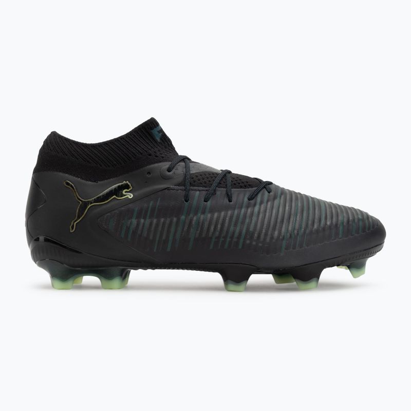 Buty piłkarskie męskie PUMA Future 8 Ultimate FG puma black/fizzy light/green terrain 2