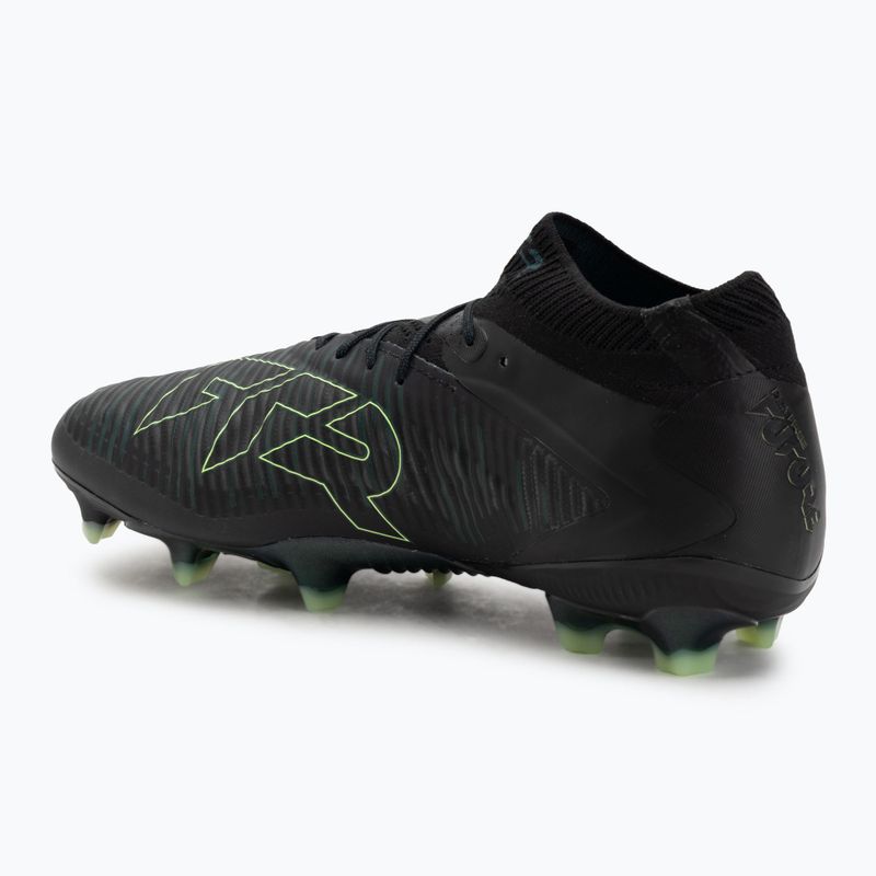 Buty piłkarskie męskie PUMA Future 8 Ultimate FG puma black/fizzy light/green terrain 3