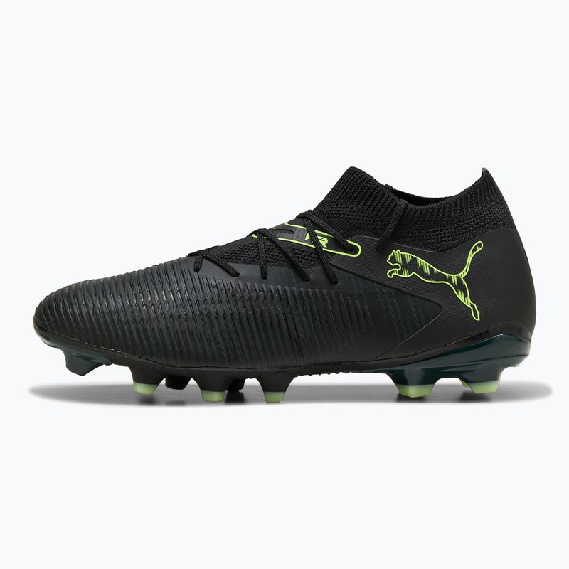 Buty piłkarskie męskie PUMA Future 8 Match FG/AG puma black/fizzy light/green terrain