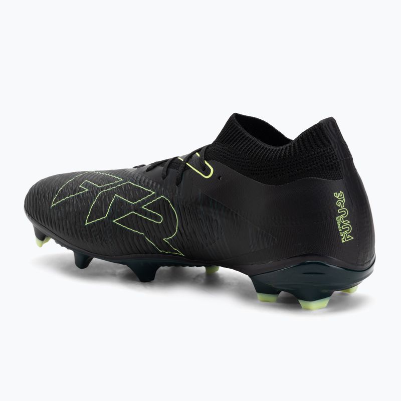 Buty piłkarskie męskie PUMA Future 8 Match FG/AG puma black/fizzy light/green terrain 3
