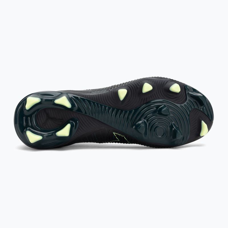Buty piłkarskie męskie PUMA Future 8 Match FG/AG puma black/fizzy light/green terrain 4
