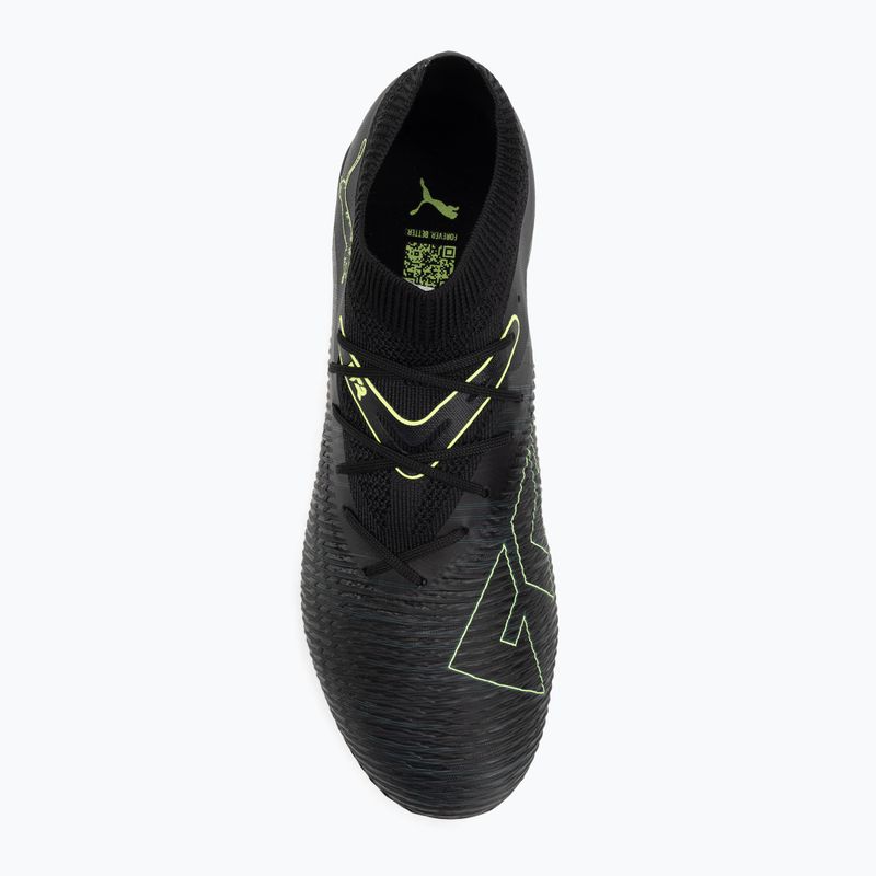 Buty piłkarskie męskie PUMA Future 8 Match FG/AG puma black/fizzy light/green terrain 5