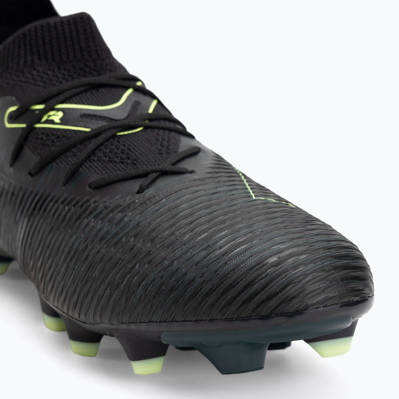 Buty piłkarskie męskie PUMA Future 8 Match FG/AG puma black/fizzy light/green terrain 7