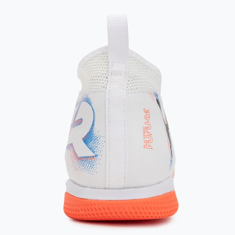 Buty piłkarskie dziecięce PUMA Future 8 Match It + Mid Jr puma white/puma black/glowing red 6