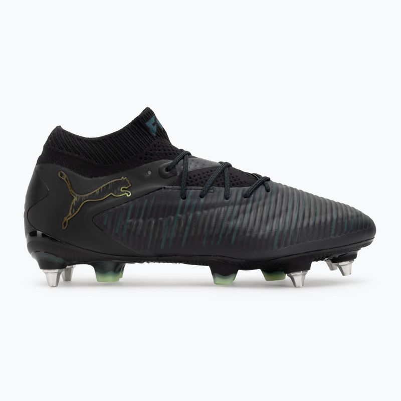 Buty piłkarskie męskie PUMA Future 8 Ultimate MxSG puma black/fizzy light/green terrain 2
