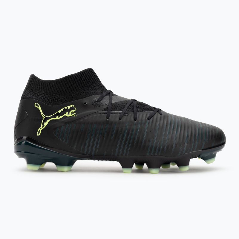 Buty piłkarskie męskie PUMA Future 8 Pro FG/AG puma black/fizzy light/green terrain 2