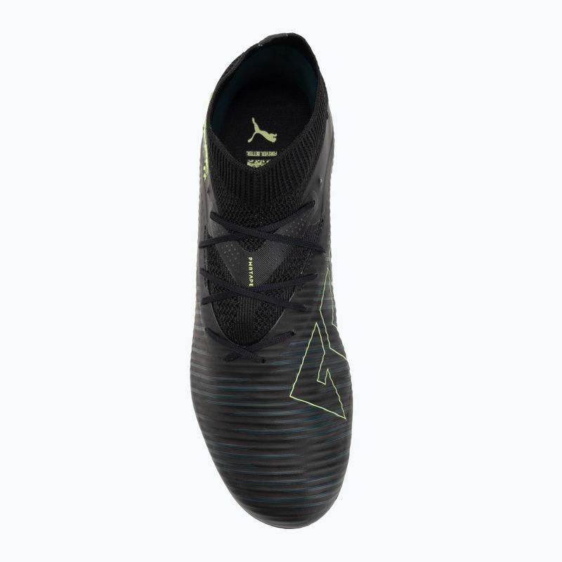Buty piłkarskie męskie PUMA Future 8 Pro FG/AG puma black/fizzy light/green terrain 5