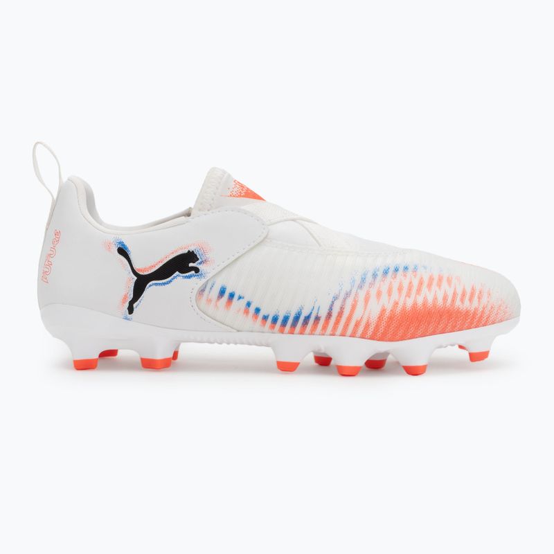 Buty piłkarskie dziecięce PUMA Future 8 Match LL FG/AG Jr puma white/puma black/glowing red 2