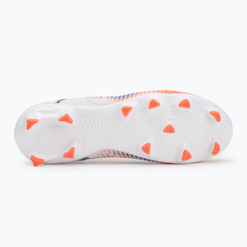 Buty piłkarskie dziecięce PUMA Future 8 Match LL FG/AG Jr puma white/puma black/glowing red 4