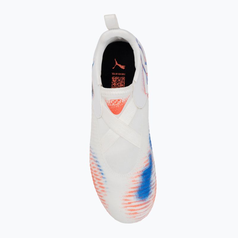 Buty piłkarskie dziecięce PUMA Future 8 Match LL FG/AG Jr puma white/puma black/glowing red 5
