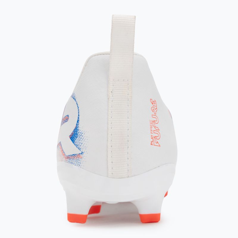 Buty piłkarskie dziecięce PUMA Future 8 Match LL FG/AG Jr puma white/puma black/glowing red 6