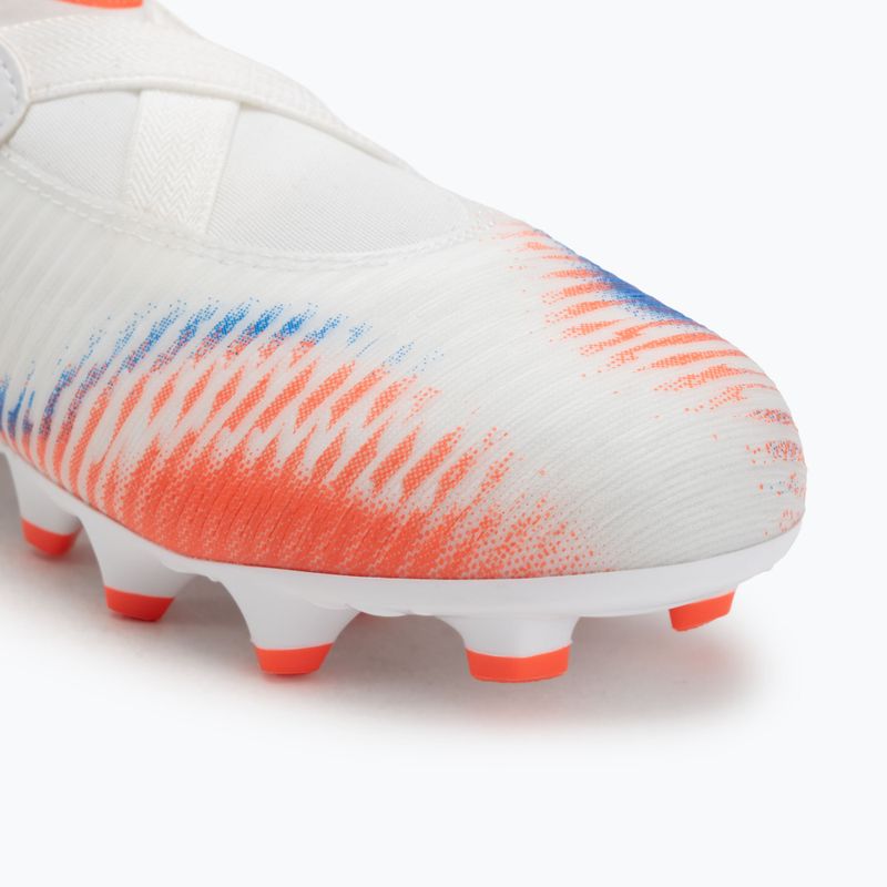 Buty piłkarskie dziecięce PUMA Future 8 Match LL FG/AG Jr puma white/puma black/glowing red 7