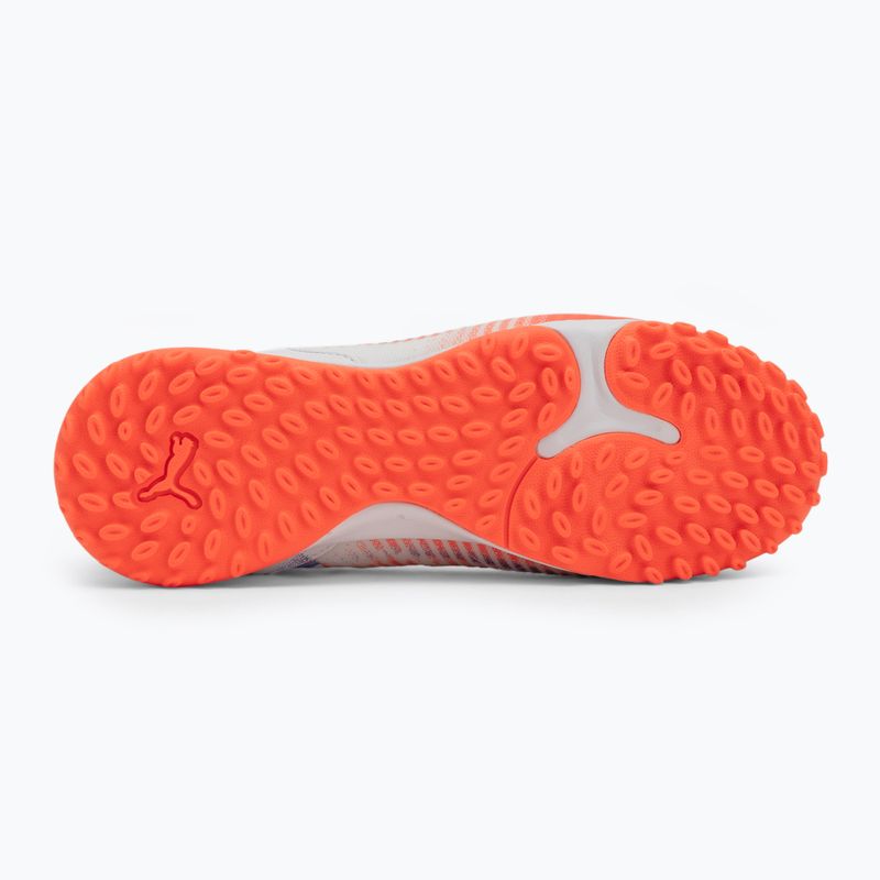 Buty piłkarskie dziecięce PUMA Future 8 Match LL TT + Mid Jr puma white/puma black/glowing red 4