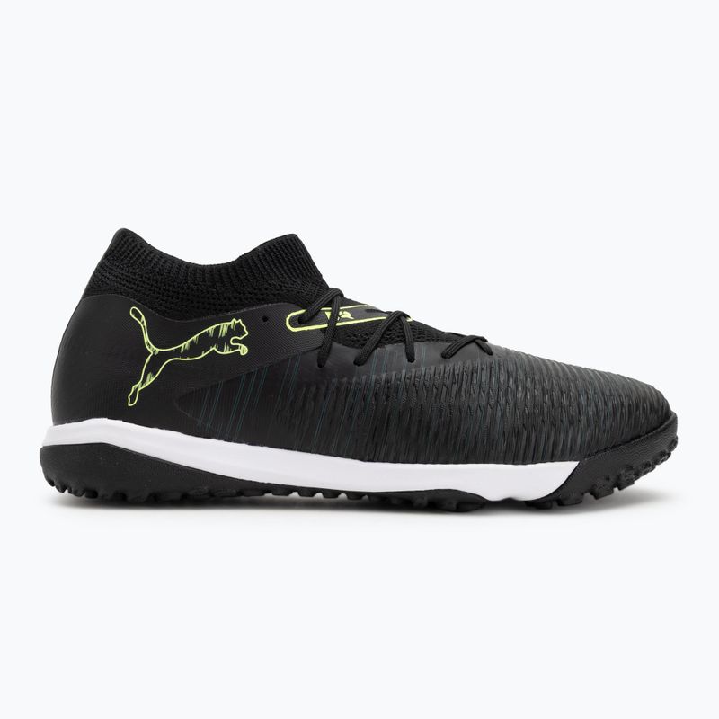 Buty piłkarskie męskie PUMA Future 8 Match TT puma black/fizzy light/green terrain 2