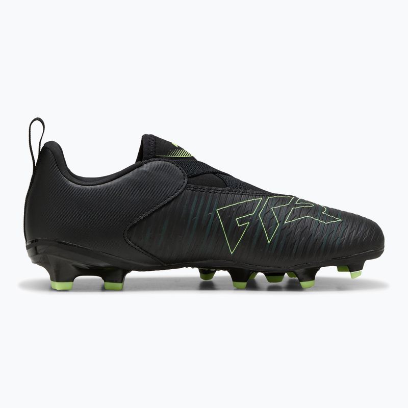 Buty piłkarskie dziecięce PUMA Future 8 Match LL FG/AG Jr puma black/fizzy light/green terrain 8
