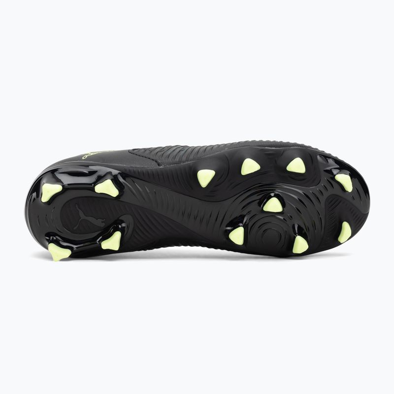Buty piłkarskie dziecięce PUMA Future 8 Match LL FG/AG Jr puma black/fizzy light/green terrain 4