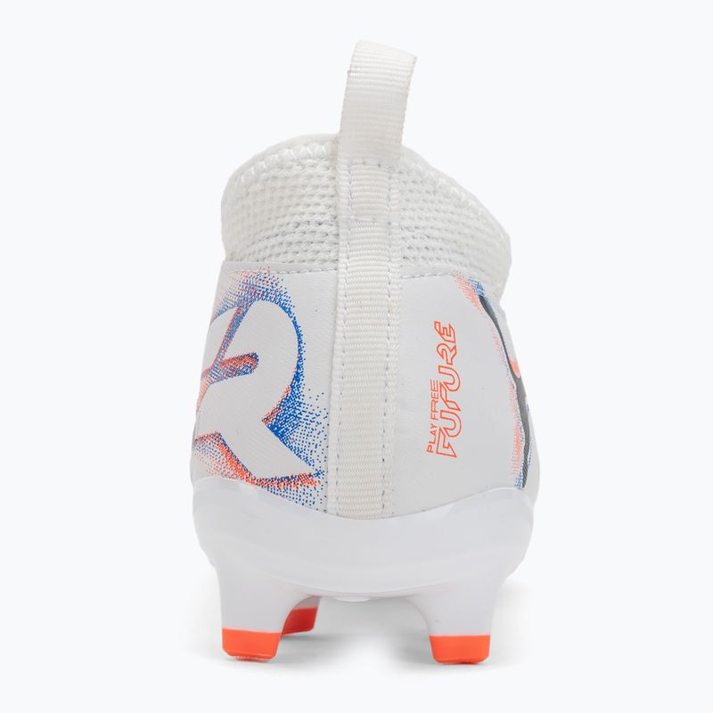 Buty piłkarskie dziecięce PUMA Future 8 Match FG/AG Jr puma white/puma black/glowing red 6