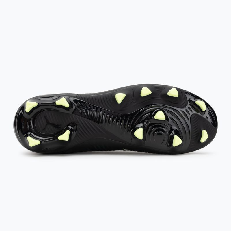 Buty piłkarskie dziecięce PUMA Future 8 Match FG/AG Jr puma black/fizzy light/green terrain 4