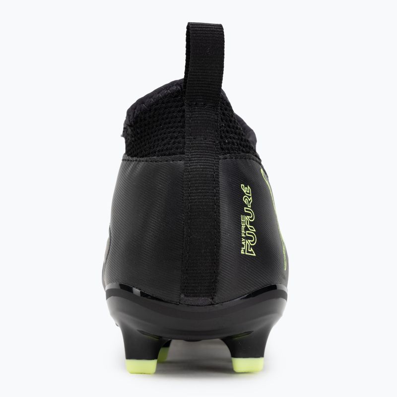 Buty piłkarskie dziecięce PUMA Future 8 Match FG/AG Jr puma black/fizzy light/green terrain 6
