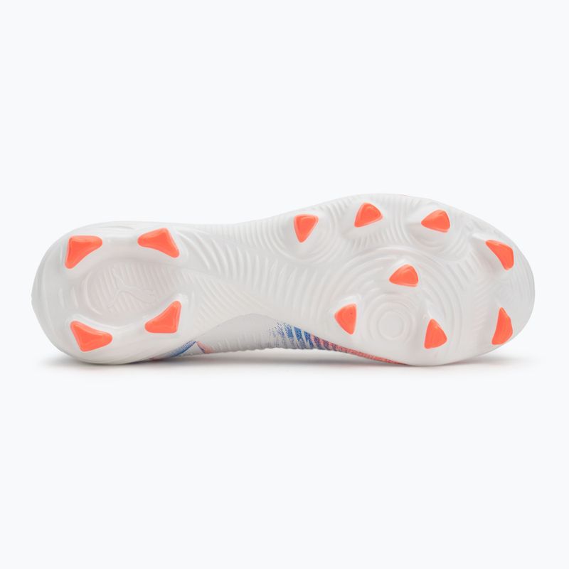 Buty piłkarskie męskie PUMA Future 8 Play FG/AG puma white/puma black/glowing red 4