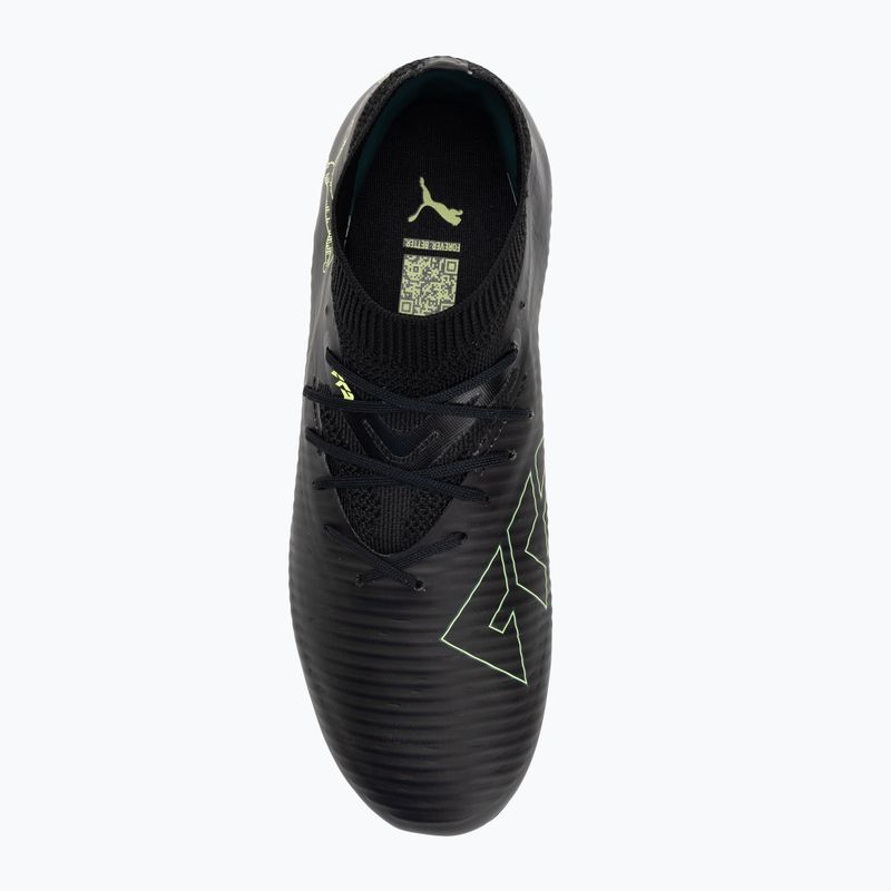 Buty piłkarskie dziecięce PUMA Future 8 Pro FG/AG Jr puma black/fizzy light/green terrain 5