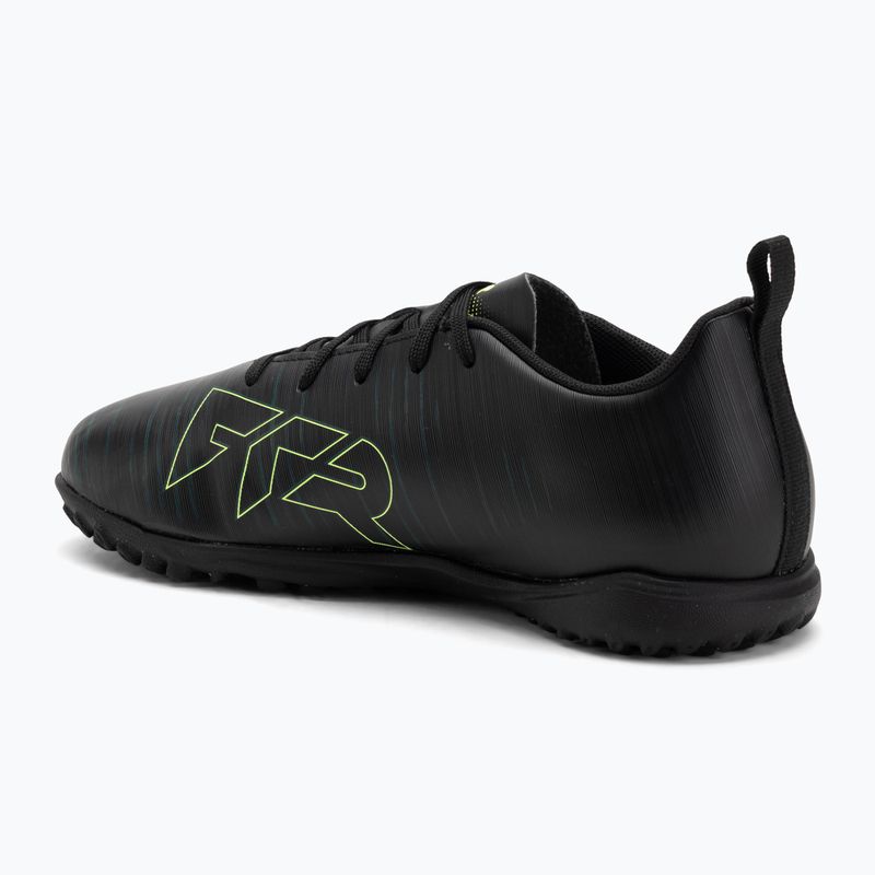 Buty piłkarskie dziecięce PUMA Future 8 Play TT Jr puma black/fizzy light/green terrain 3
