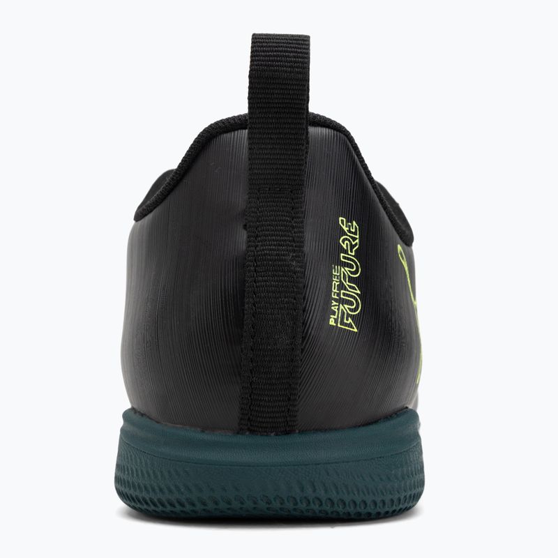 Buty piłkarskie dziecięce PUMA Future 8 Play It Jr puma black/fizzy light/green terrain 6
