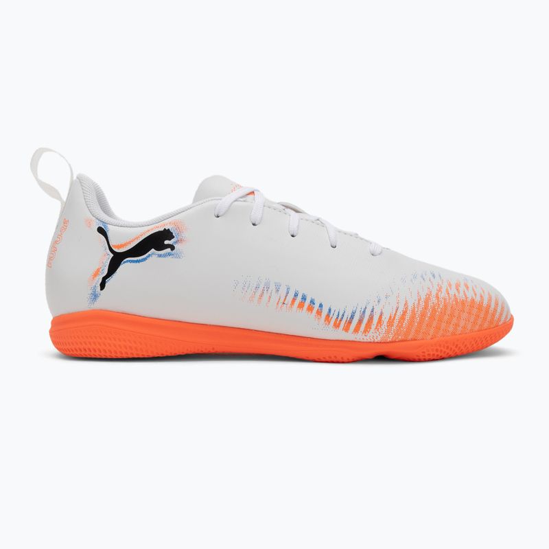 Buty piłkarskie dziecięce PUMA Future 8 Play It Jr puma white/puma black/glowing red 2