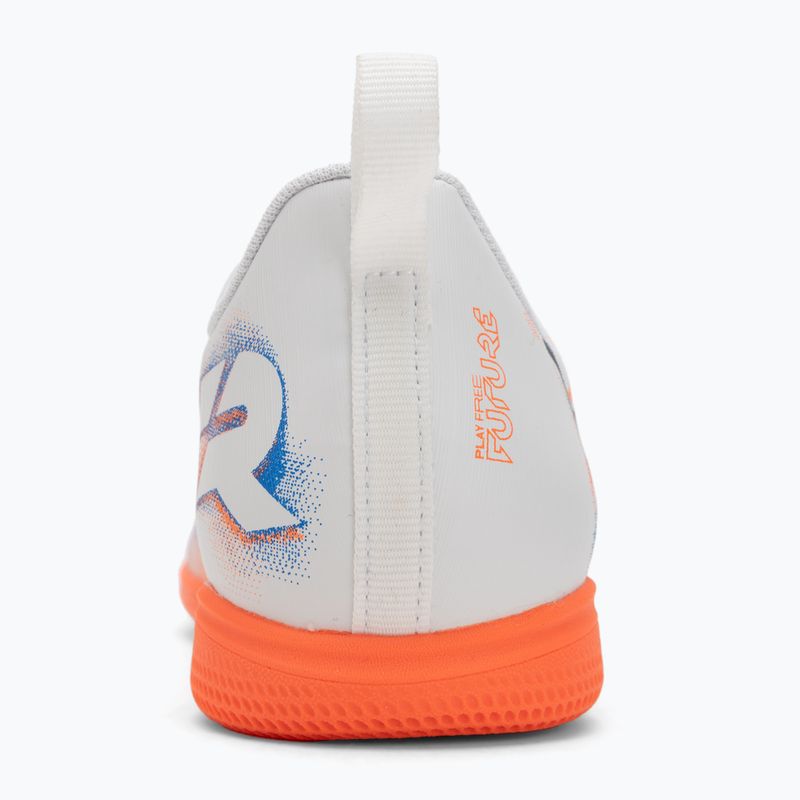 Buty piłkarskie dziecięce PUMA Future 8 Play It Jr puma white/puma black/glowing red 6