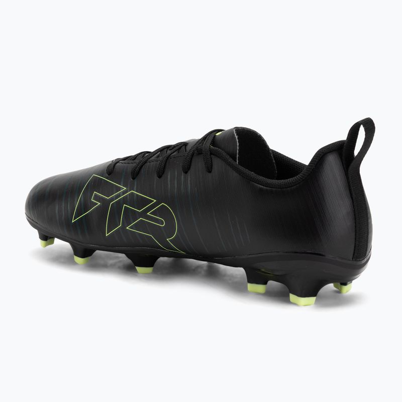 Buty piłkarskie dziecięce PUMA Future 8 Play FG/AG Jr puma black/fizzy light/green terrain 3