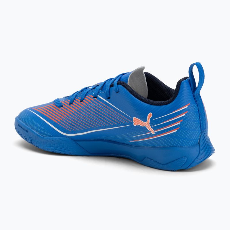 Buty piłkarskie dziecięce PUMA Ultra 6 Play It Jr ultra blue/puma white/glowing red 3