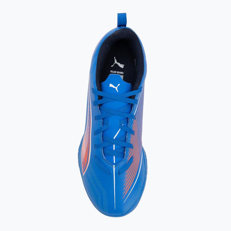 Buty piłkarskie dziecięce PUMA Ultra 6 Play It Jr ultra blue/puma white/glowing red 5