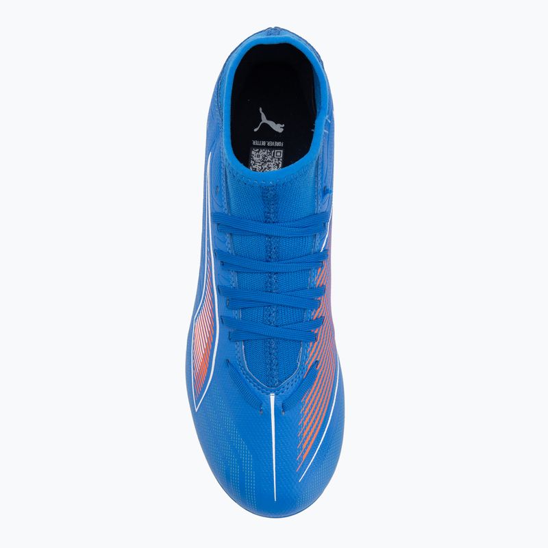 Buty piłkarskie męskie PUMA Ultra 6 Play+ FG/AG ultra blue/puma white/glowing red 5