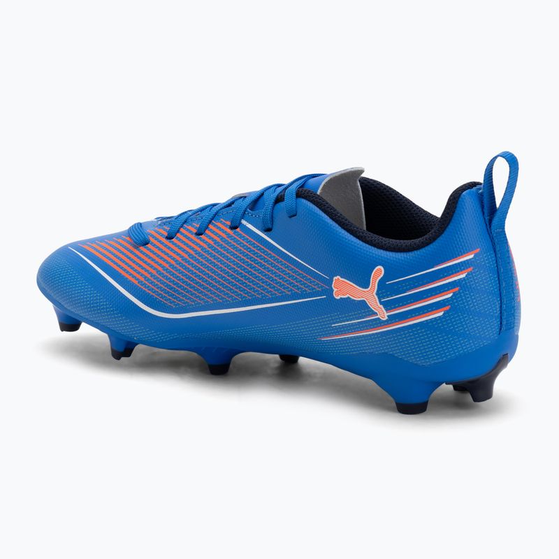 Buty piłkarskie dziecięce PUMA Ultra 6 Play FG/AG Jr ultra blue/puma white/glowing red 3