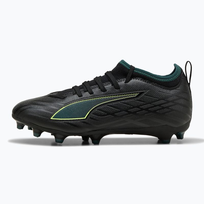 Buty piłkarskie dziecięce PUMA Ultra 6 Match FG/AG Jr puma black/fizzy light/green terrain 8