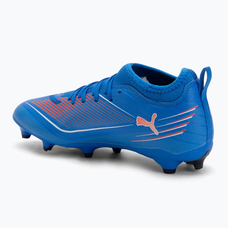 Buty piłkarskie dziecięce PUMA Ultra 6 Match FG/AG Jr ultra blue/puma white/glowing red 3