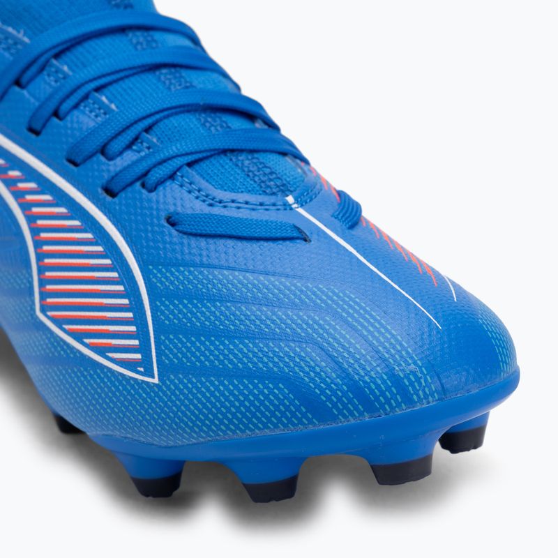 Buty piłkarskie dziecięce PUMA Ultra 6 Match FG/AG Jr ultra blue/puma white/glowing red 7