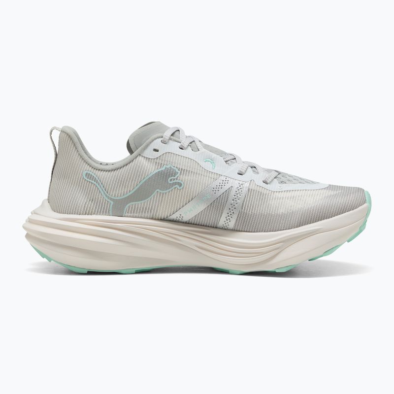 Buty do biegania damskie PUMA Deviate Nitro Elite Trail feather grey/mint melt 2
