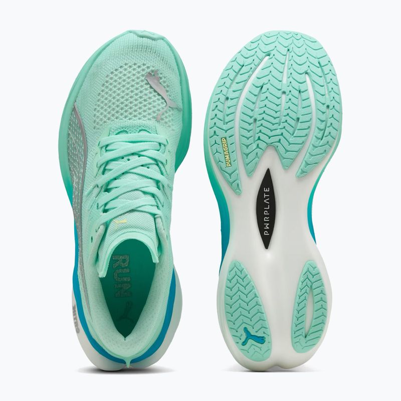 Buty do biegania damskie PUMA Deviate Nitro 3 mint melt/speed blue 5