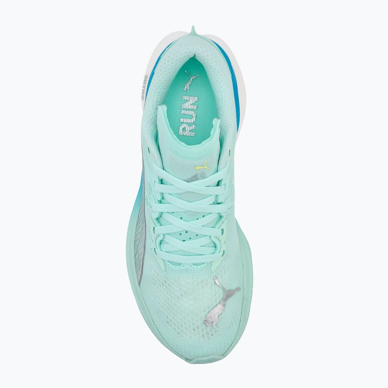 Buty do biegania damskie PUMA Deviate Nitro 3 mint melt/speed blue 5