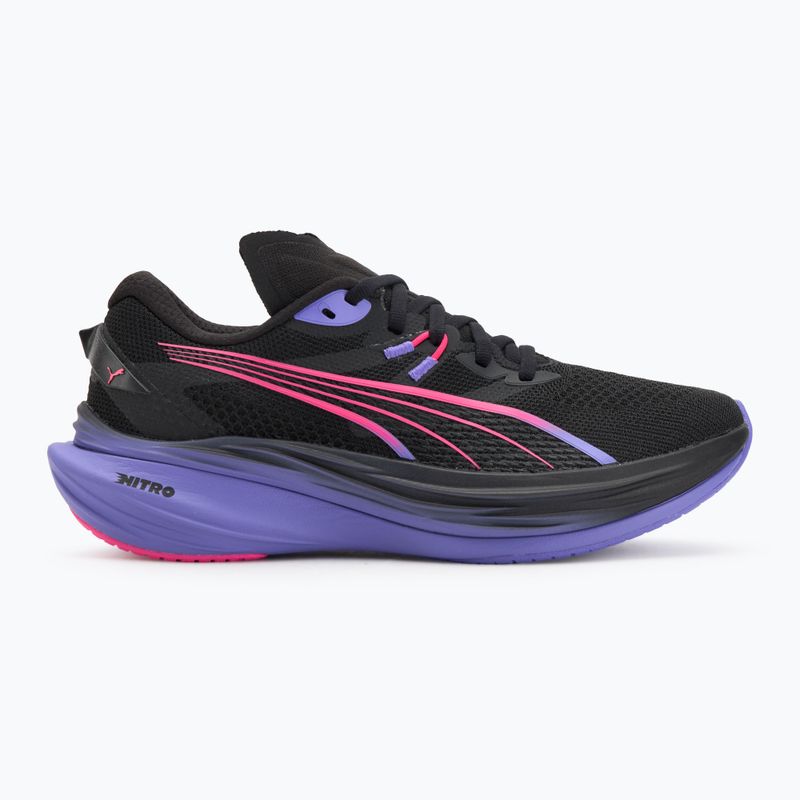 Buty do biegania damskie PUMA Deviate Nitro 3 Digitokyo puma black / fluro pink pes 2
