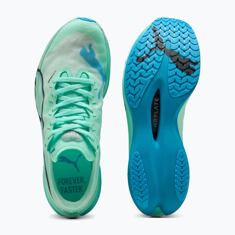 Buty do biegania męskie PUMA Deviate Nitro Elite 3 mint melt/speed blue 12