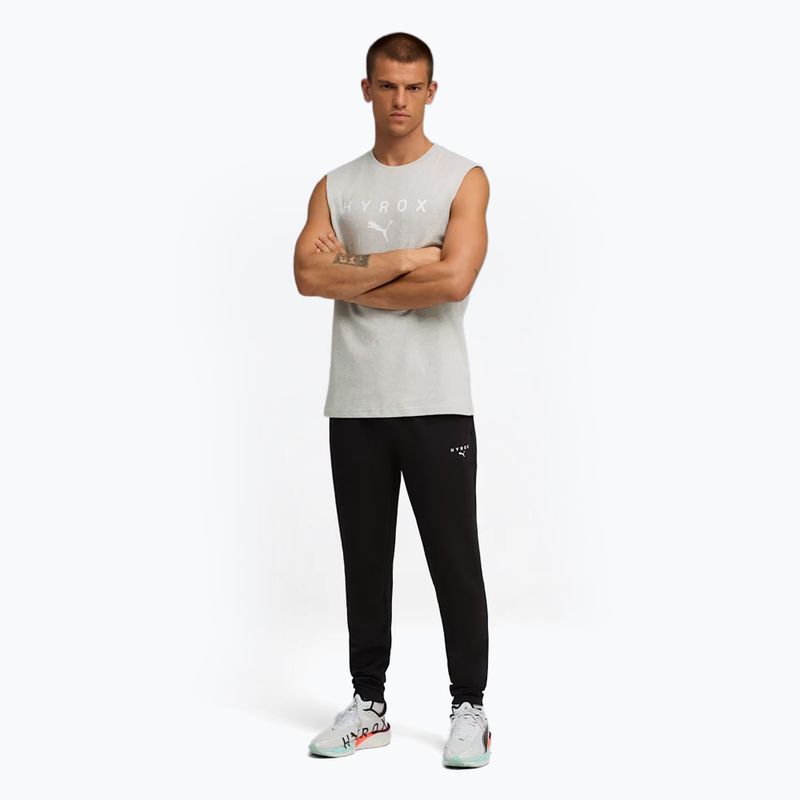 Koszulka treningowa męska PUMA x HYROX Cutoff Tank gray 2