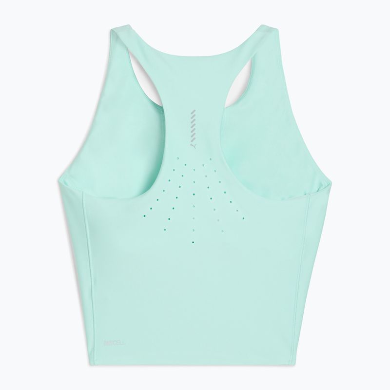 Top do biegania damski PUMA Raceday Ultraform Crop mint melt 2