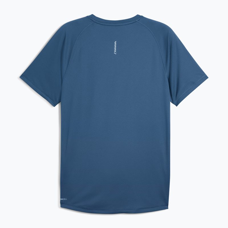 Koszulka do biegania męska PUMA Run Velocity Tee Poly dark indigo 2