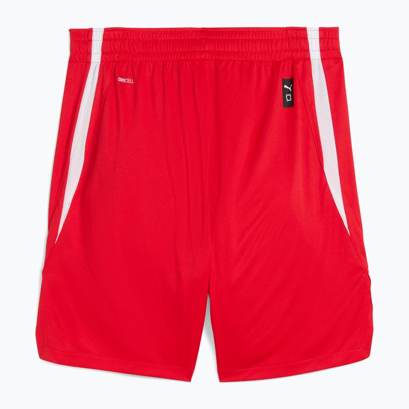 Spodenki koszykarskie męskie PUMA teamJAWS Starter for all time red 2