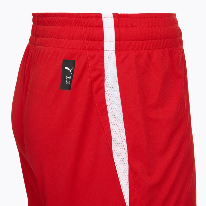 Spodenki koszykarskie męskie PUMA teamJAWS Starter for all time red 4