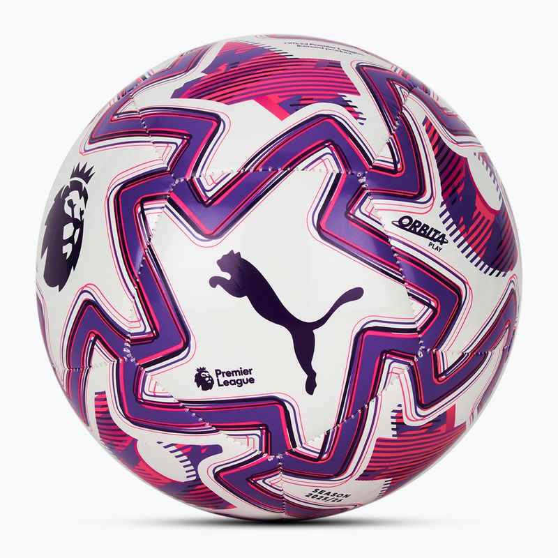 Piłka do piłki nożnej PUMA Orbita Play Premier League Brilliance puma white/multicolor rozmiar 3