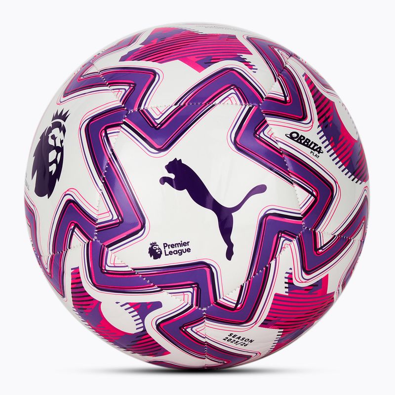 Piłka do piłki nożnej PUMA Orbita Play Premier League Brilliance puma white/multicolor rozmiar 4