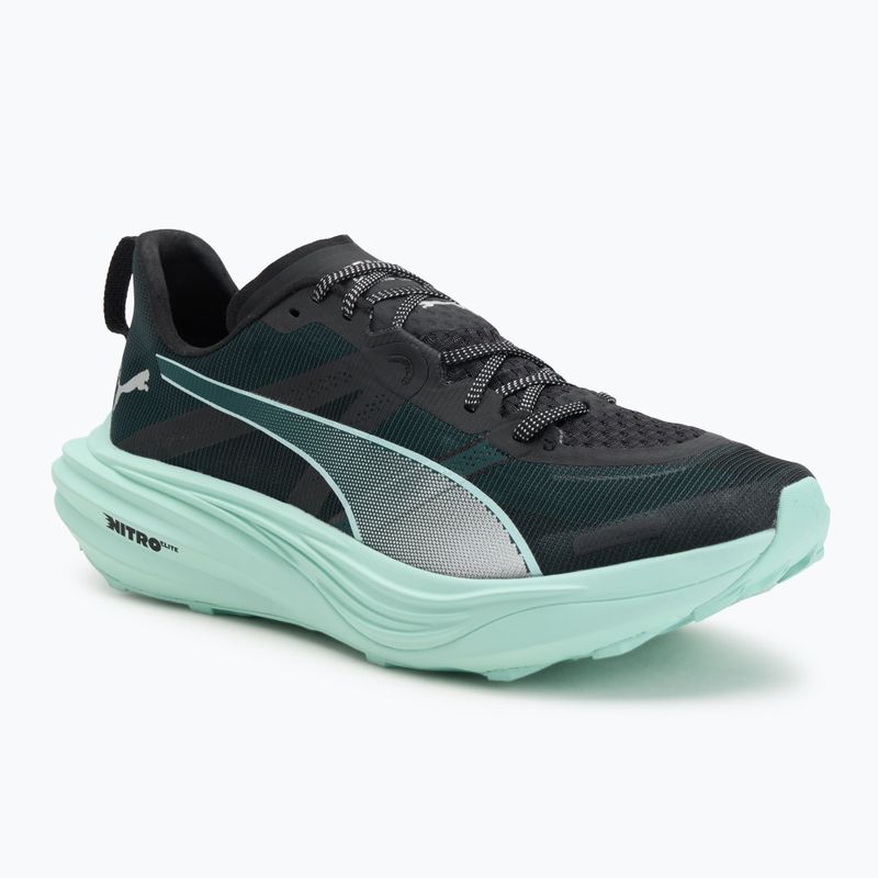 Buty do biegania męskie PUMA Deviate Nitro Elite Trail green terrain/mint melt